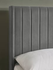 Julian Bowen Steel Grey Leila Bed - Image 2 of 9