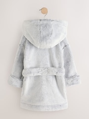 Grey Soft Touch Fleece Dressing Gown (9mths-16yrs) - Image 6 of 8