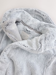 Grey Soft Touch Fleece Dressing Gown (9mths-16yrs) - Image 7 of 8