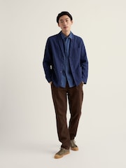 Seasalt Cornwall Blue Ayre Short Sleeve Shirt - Image 1 of 5