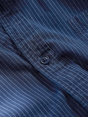 Seasalt Cornwall Blue Ayre Short Sleeve Shirt - Image 5 of 5