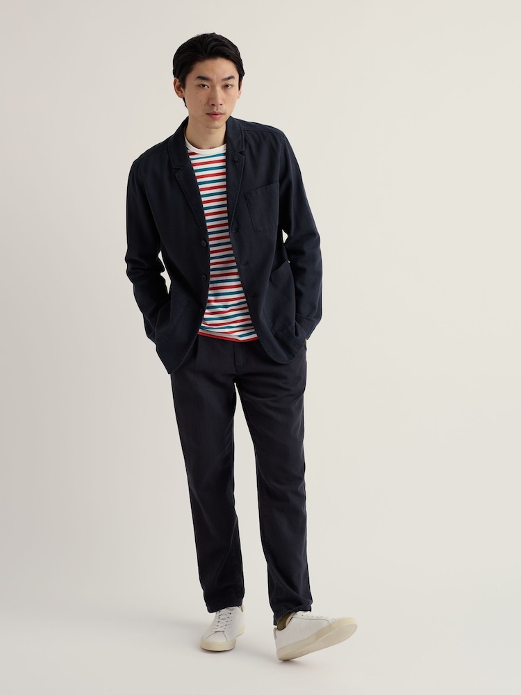 Κόκκινο/λευκό - Πουκάμισο με μαρινιέρα Seasalt Cornwall με στρογγυλή λαιμόκοψη - Εικόνα 1 του 5