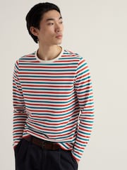 Κόκκινο/λευκό - Πουκάμισο με μαρινιέρα Seasalt Cornwall με στρογγυλή λαιμόκοψη - Εικόνα 2 του 5