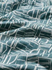 Seasalt Cornwall Teal Blue Palores Short Sleeve Shirt - Image 5 of 5