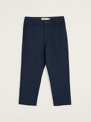 Seasalt Cornwall Blue Petite Albert Quay Crop Trousers - Image 4 of 5