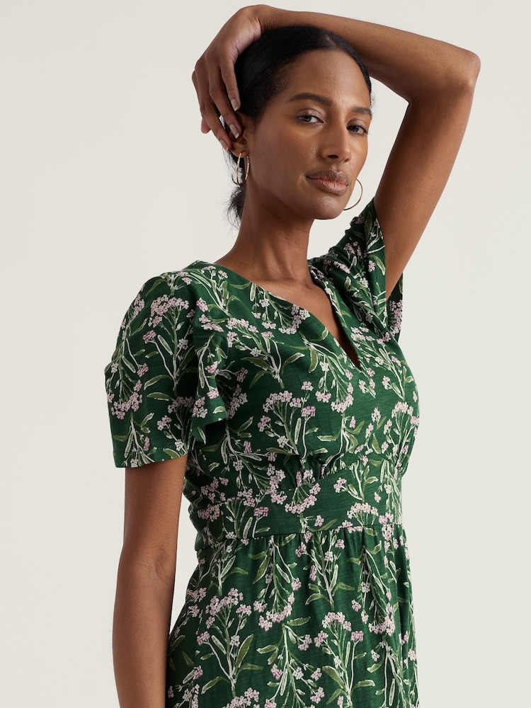 Seasalt Cornwall Green Petite Chateaux Dress - Image 2 of 5