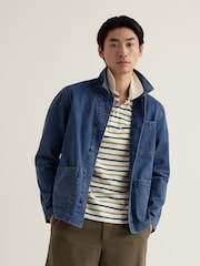 Άσπρο/μπλε - Seasalt Cornwall Balefire Ριγέ Μπλούζα πόλο - Εικόνα 2 από 5