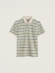 Άσπρο/μπλε - Seasalt Cornwall Balefire Ριγέ Μπλούζα πόλο - Εικόνα 4 από 5