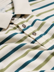 Άσπρο/μπλε - Seasalt Cornwall Balefire Ριγέ Μπλούζα πόλο - Εικόνα 5 από 5