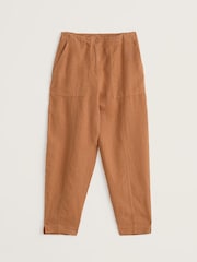 Seasalt Cornwall Brown Saltings Crops Trousers - Image 4 of 5