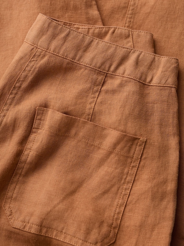 Seasalt Cornwall Brown Saltings Crops Trousers - Image 5 of 5