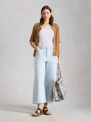 أبيض - White Stuff Piper Vest - Image 1 of 6