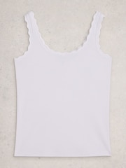 أبيض - White Stuff Piper Vest - Image 5 of 6