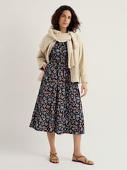 Seasalt Cornwall Blue Petite Mainland Dress - Image 1 of 5