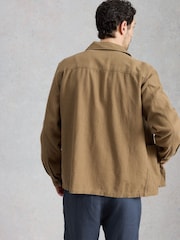 White Stuff Green Westgate Linen Blend Jacket - Image 2 of 6