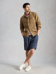 White Stuff Green Westgate Linen Blend Jacket - Image 3 of 6