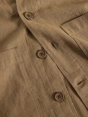 White Stuff Green Westgate Linen Blend Jacket - Image 7 of 7