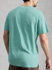 White Stuff Green Abersoch Linen T-Shirt - Image 3 of 6