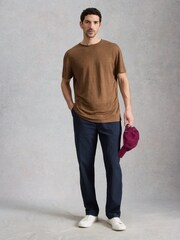 White Stuff Natural Abersoch Linen T-Shirt - Image 1 of 6