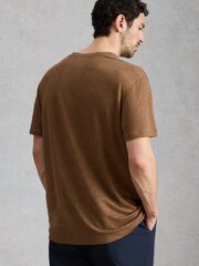 White Stuff Natural Abersoch Linen T-Shirt - Image 3 of 6
