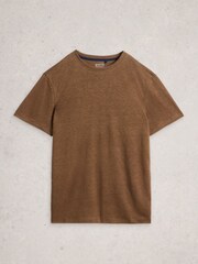 White Stuff Natural Abersoch Linen T-Shirt - Image 5 of 6