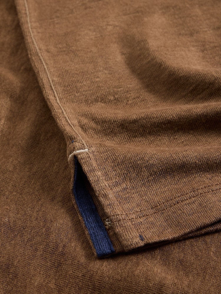 White Stuff Natural Abersoch Linen T-Shirt - Image 6 of 6