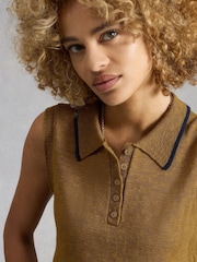 White Stuff Candice Collar Vest - תמונה 4 מתוך 6