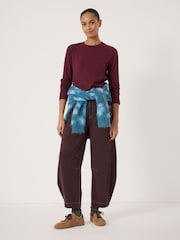 Hush Red Slim Long Sleeve T-Shirt - Image 4 of 5