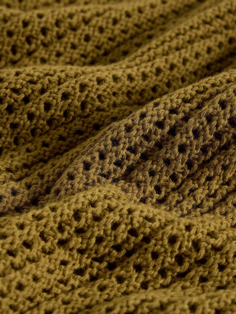 White Stuff Green Cooper Knitted Polo Shirt - Image 6 of 6