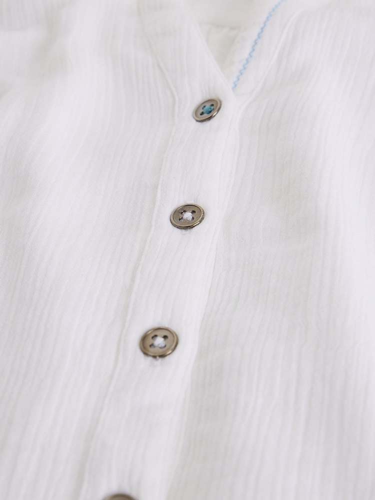 White Stuff White Annie Double Cloth Shirt - Image 6 of 6 White Stuff White Annie Double Cloth Shirt - Image 6 of 6
