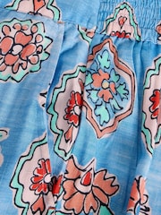 White Stuff Blue Ally Wide Leg Trousers - Image 6 of 6