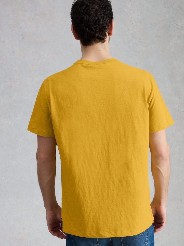 White Stuff Yellow Abersoch Scooter Graphic T-Shirt - Image 2 of 6