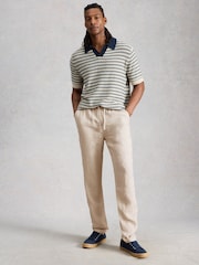 Бежевый - Льняные брюки White Stuff Skelmer - Изображение 1 6