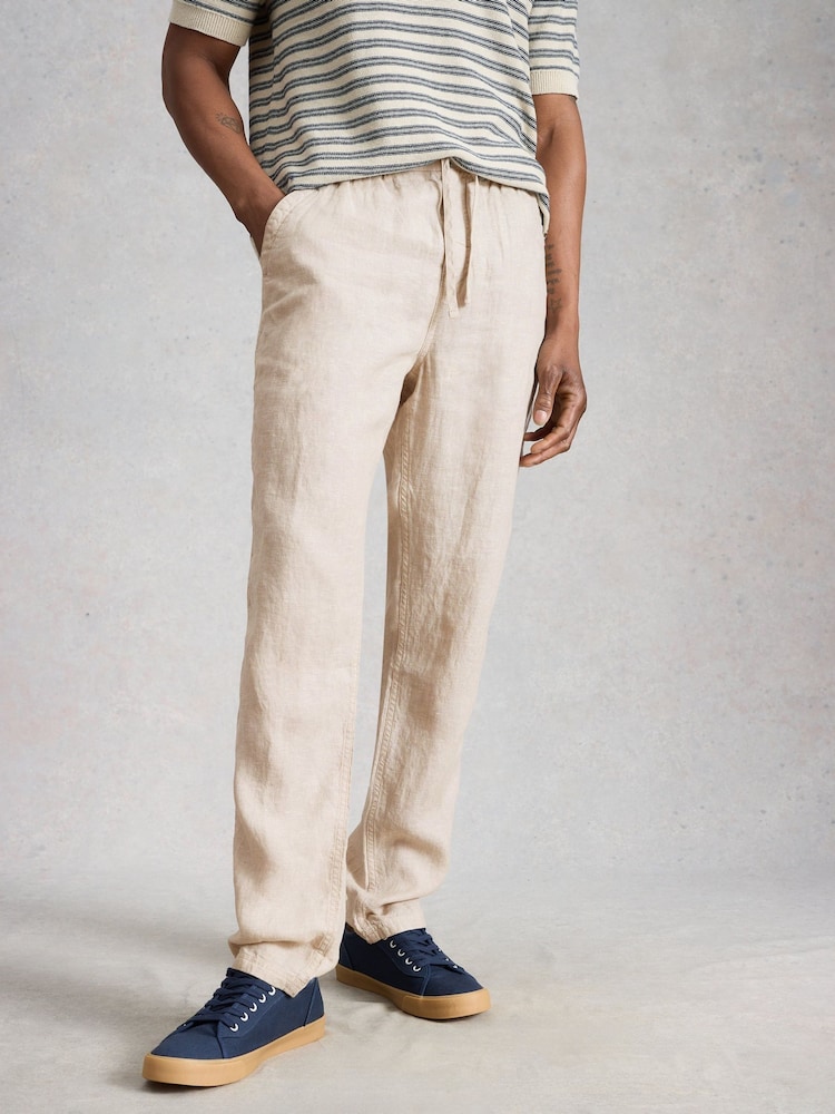 Бежевый - Льняные брюки White Stuff Skelmer - Изображение 2 6 Бежевый - Льняные брюки White Stuff Skelmer - Изображение 2 6