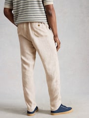 Бежевый - Льняные брюки White Stuff Skelmer - Изображение 3 6