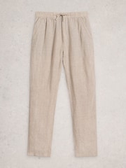 Бежевый - Льняные брюки White Stuff Skelmer - Изображение 5 6