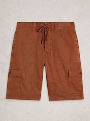 White Stuff Orange Kemble Cargo Shorts - Image 5 of 6