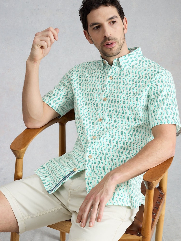 White Stuff Salcombe Sunny Print Shirt - Imagen 2 de 6 White Stuff Salcombe Sunny Print Shirt - Imagen 2 de 6