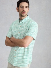 White Stuff Salcombe Sunny Print Shirt - Imagen 3 de 6