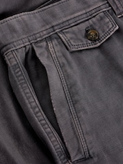 White Stuff Washed Black Chapman Casual Shorts - Image 7 of 7
