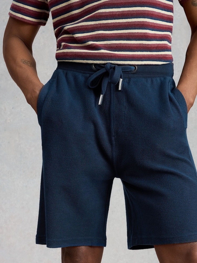 White Stuff Blue Sidmouth Sweat Shorts - Image 2 of 6