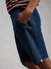 White Stuff Blue Sidmouth Sweat Shorts - Image 4 of 6