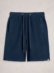 White Stuff Blue Sidmouth Sweat Shorts - Image 5 of 6