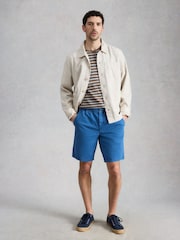 White Stuff Blue Sutton Drawstring Shorts - Image 1 of 6