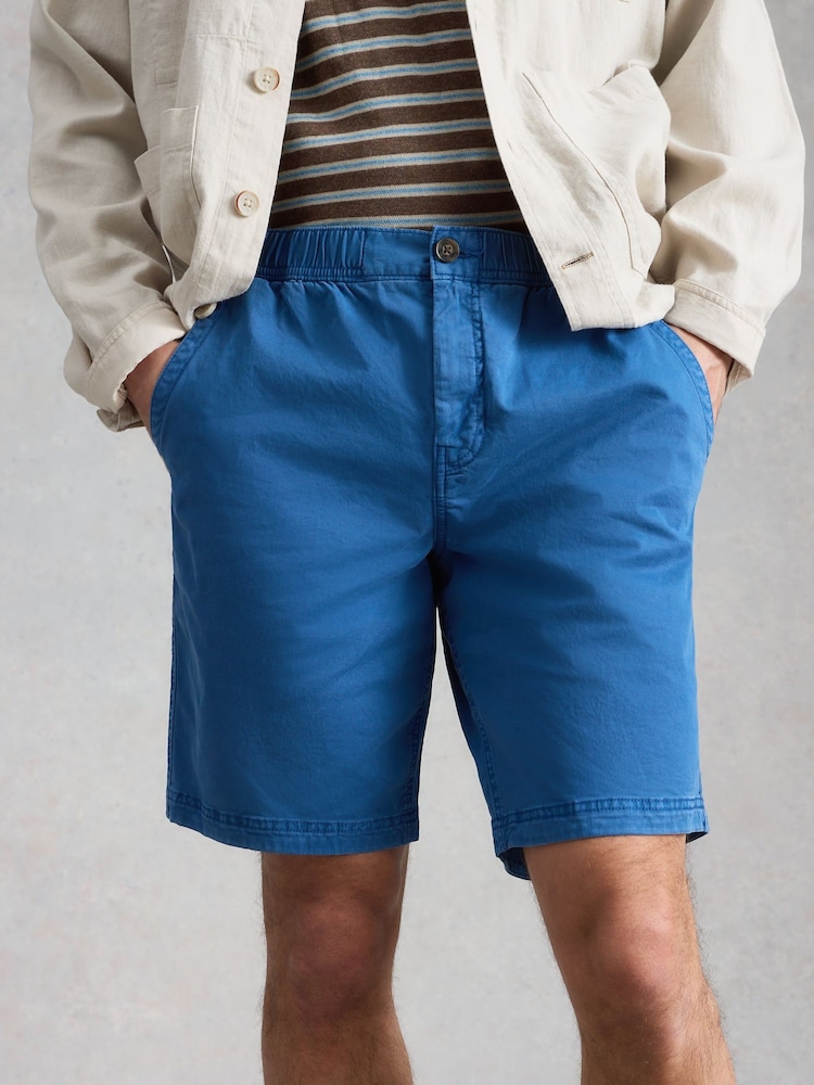 White Stuff Blue Sutton Drawstring Shorts - Image 2 of 6
