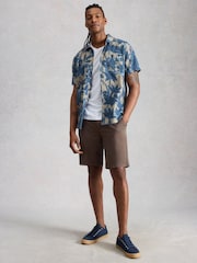 White Stuff Hayle Palms Print Shirt - Imagen 1 de 6