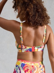 White Stuff Pink Verity Bikini Top - Image 3 of 6