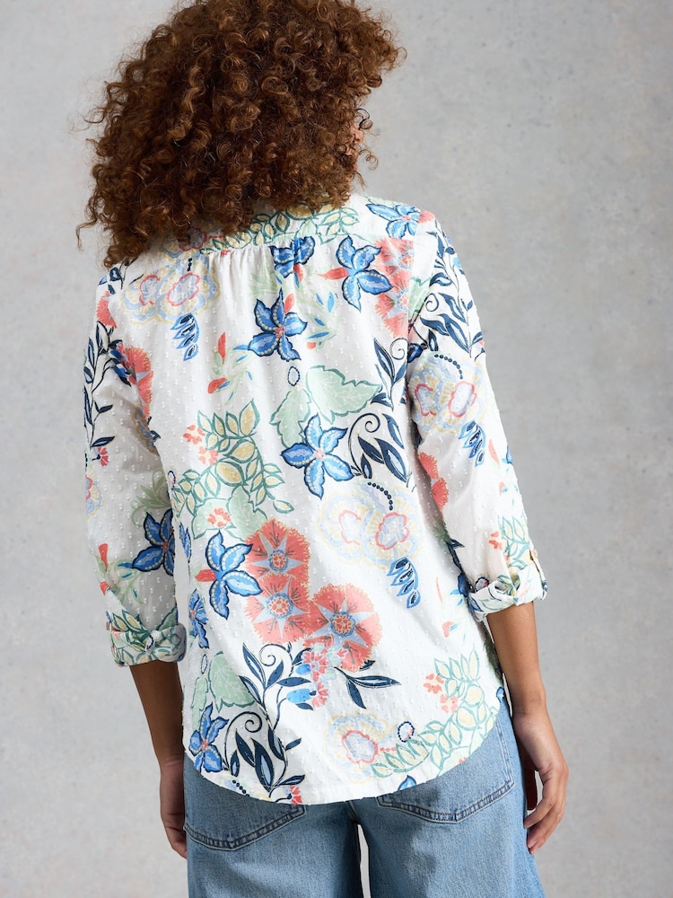 White Stuff White Sophie Cotton Shirt - Image 2 of 2