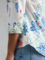 White Stuff White Floral Sophie Shirt - Image 4 of 6