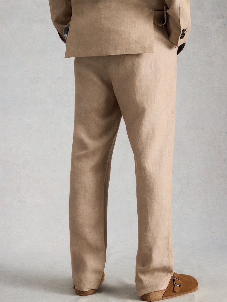 White Stuff Natural Swinton Linen Trousers - Image 2 of 6 White Stuff Natural Swinton Linen Trousers - Image 2 of 6